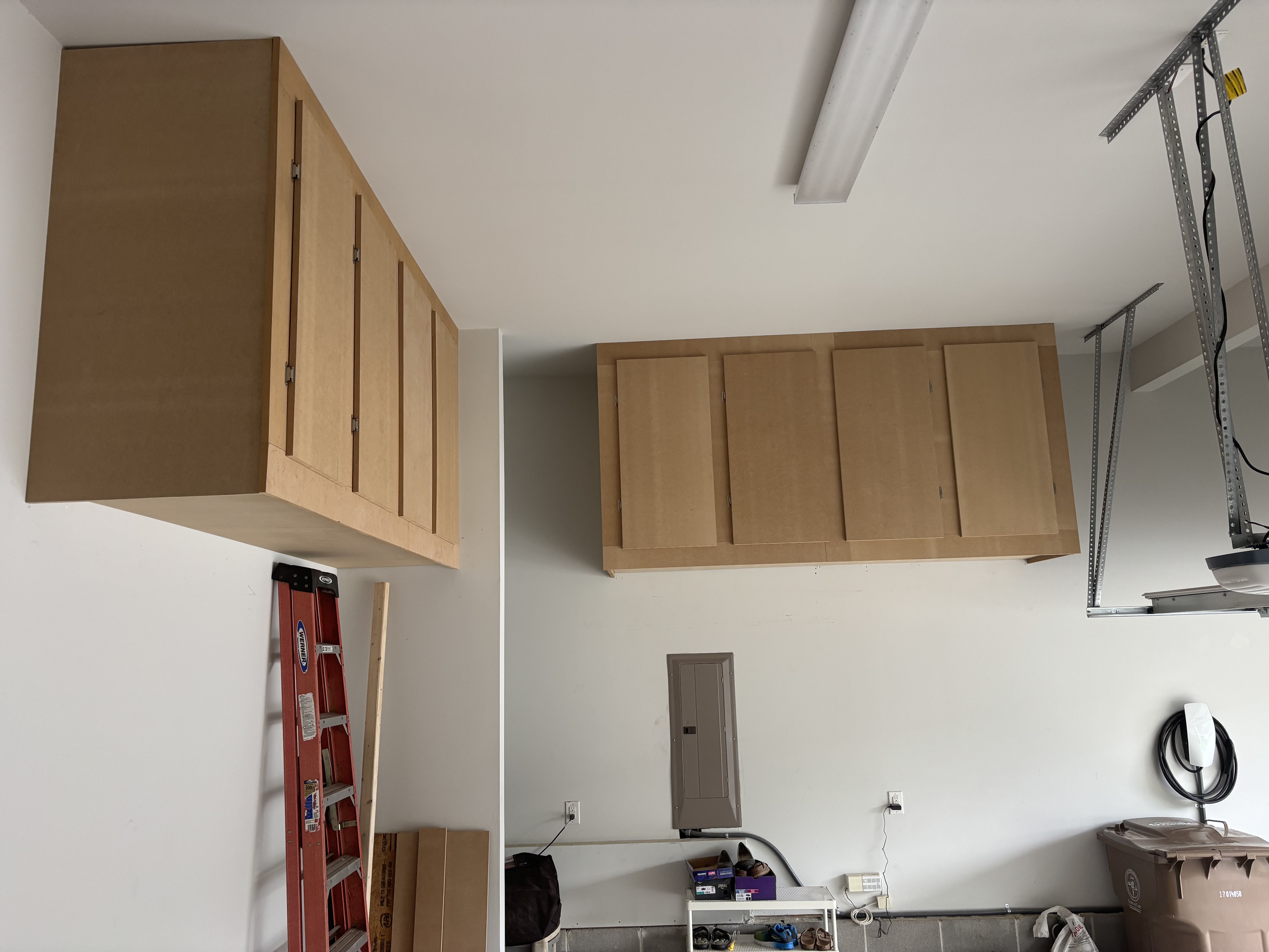 Garage cabinetry installation by His Handy Hands in Raleigh NC