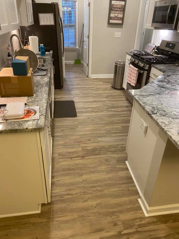 Professional flooring installation by His Handy Hands in Raleigh NC