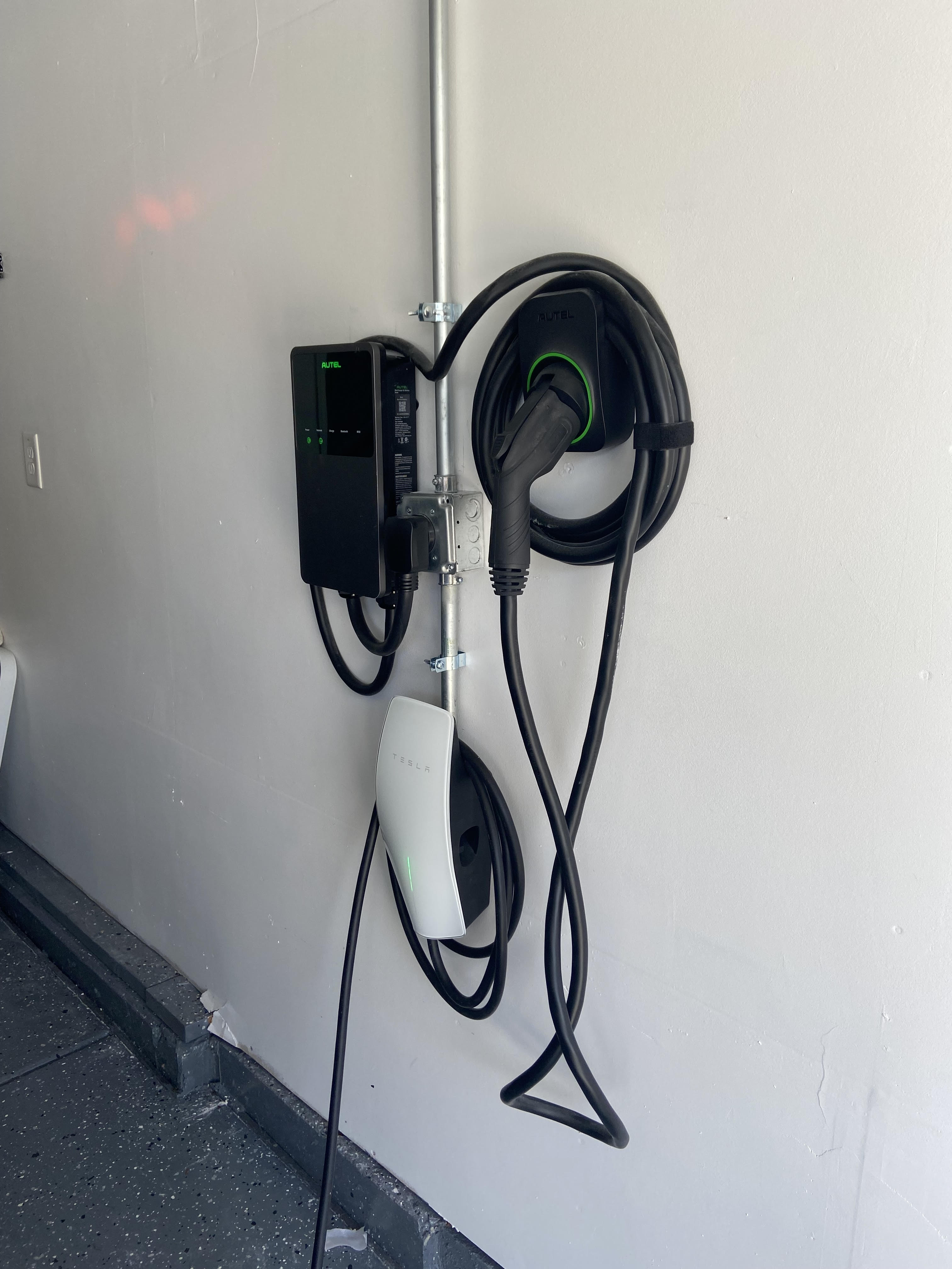 EV charger station installation by His Handy Hands in Raleigh NC
