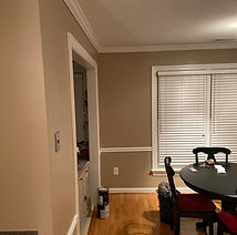 Dining room after professional painting by His Handy Hands in Raleigh NC