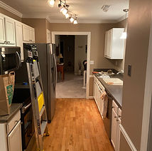 Kitchen after professional interior painting by His Handy Hands